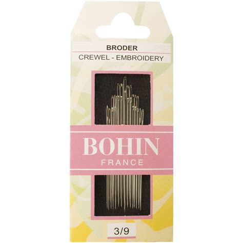 Bohin Crewel Embroidery Needles Size 39 15pkg