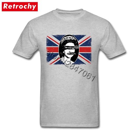 Vintage Style Sex Pistols T Shirt God Save The Queen In Uk Flag Shirts
