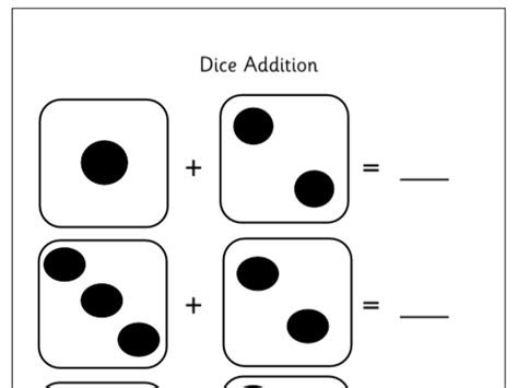Dice Addition Teaching Resources