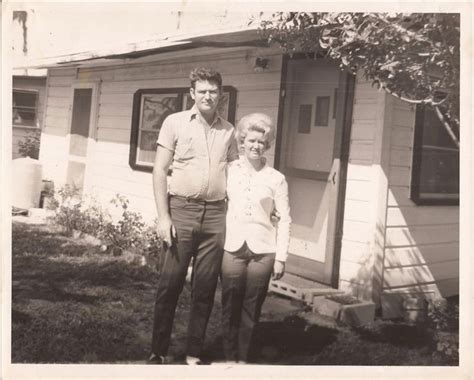Newlyweds And A New House Vintage Photograph Black And White Photo