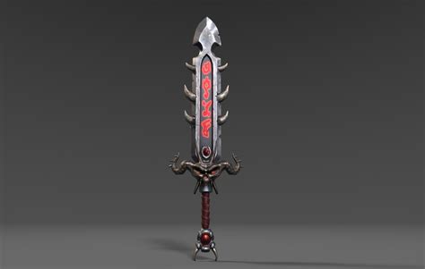 Artstation Demon Sword Texture