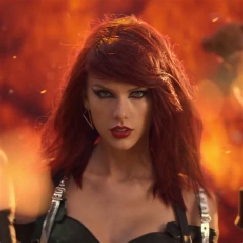Taylor Swifts Red Hair In Bad Blood Video Popsugar Beauty