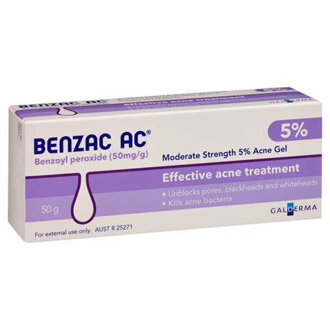 Benzac Ac 5 Gel 50g Amals Discount Chemist