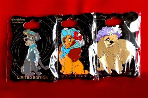 disney pins wdi 2016 lady and the tramp pin set and 2018 parks map ebay