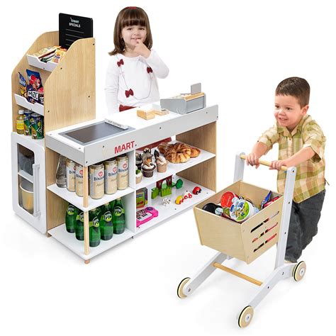 Buy Costzon Pretend Grocery Store Playset Supermarket Play Toy With