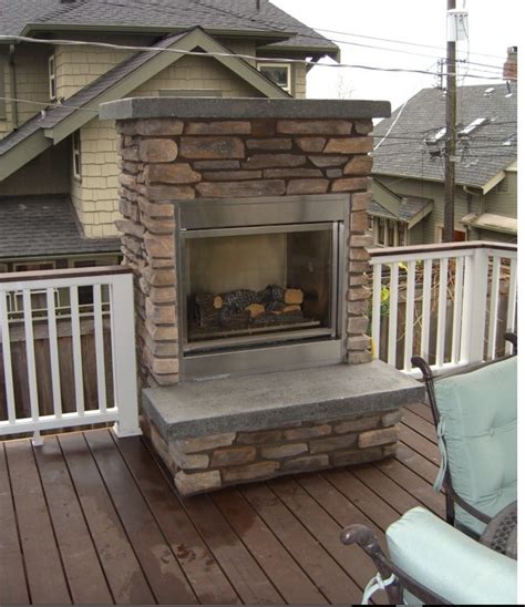 Outdoor Fireplace Gas Outdoor Fireplace Deck Fireplace Deck