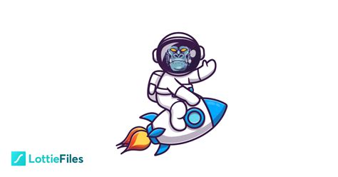 Space Soldier On Rocket On Lottiefiles Free Lottie Animation