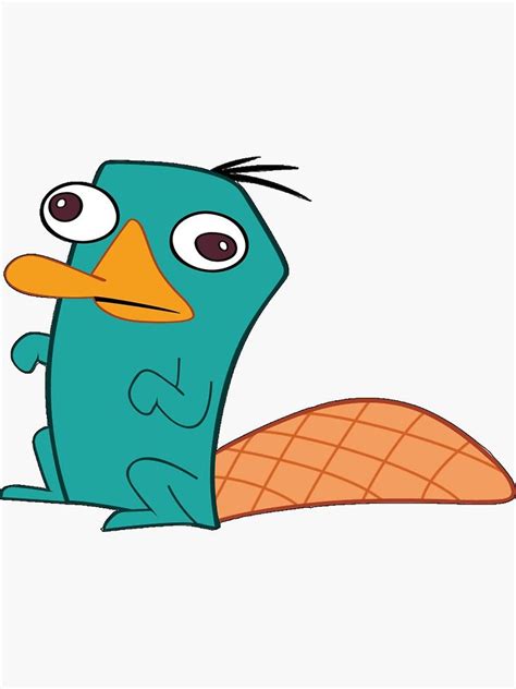 Perry The Platypus Sticker By Catherineohagan Affiliate Platypus
