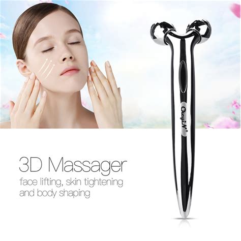 manual 3d facial roller massager slimming massager body leg face shaping chin facial relaxation