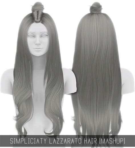 Lazzarato Hair Mashup At Simpliciaty Sims 4 Updates