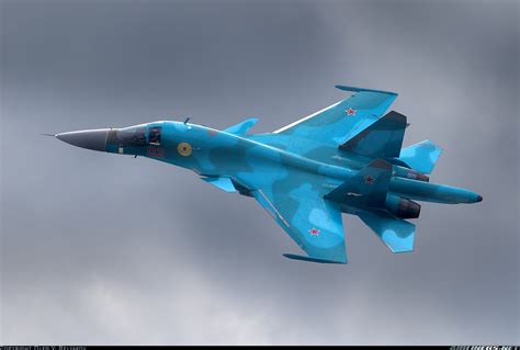 Sukhoi Su 34 Russia Air Force Aviation Photo 1646787