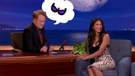 Nicole Scherzinger Busts Conan For Staring At Her B Youtube