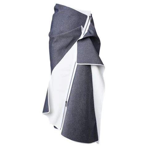 Womens Skirt Irregular Zipper Ruched Patchwork High Waist Asymmetrical Midi For Spring