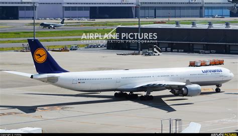 D Aihr Lufthansa Airbus A340 600 At Tokyo Haneda Intl Photo Id