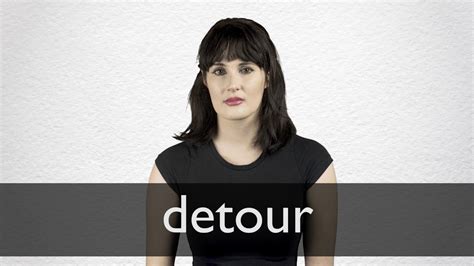 How To Pronounce Detour In British English Youtube