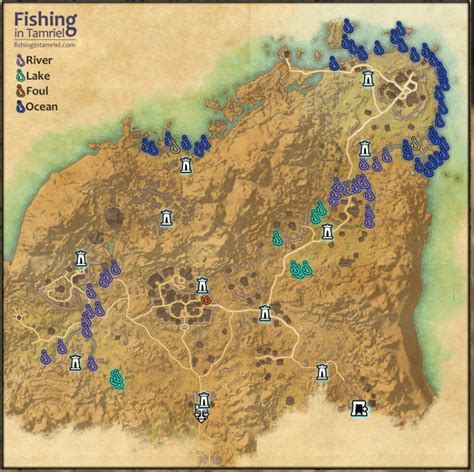 Daggerfall Covenant Fishing Maps Fishing In Tamriel