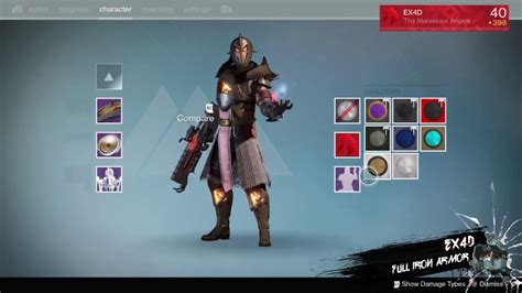 Full Warlock Raid And Iron Armor With All Ornaments Activated Roiwotm