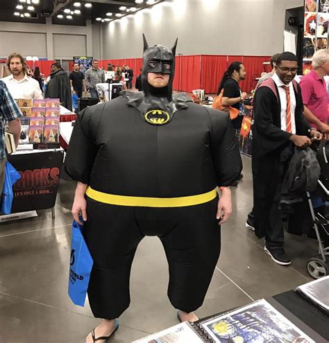 Psbattle Fat Batman At Comicon Im Austin Tx Rphotoshopbattles