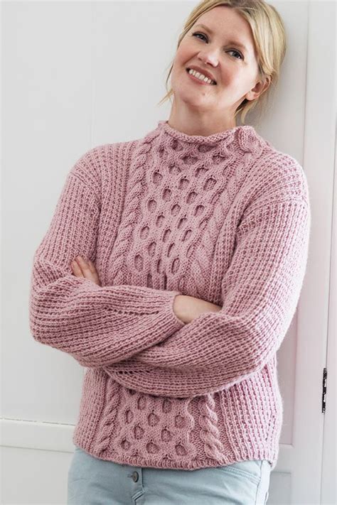 Cable knitting sweater knitting patterns knitting yarn knit patterns free knitting knit sweaters amigurumi patterns. Free Knitting Pattern for Honeycomb Cabled Sweater - This ...