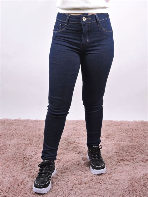 calça jeans feminina adulto skinny com elastano 27201 biotipo jeans 42 malhas ferju
