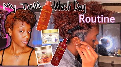 my twa wash day routine 4a 4b hair youtube