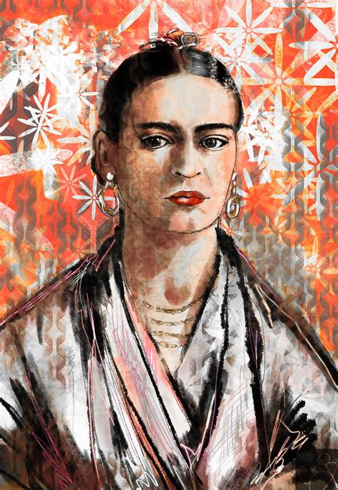 Frida Kahlo Digital 4 Digital Art By Eileen Backman Fine Art America