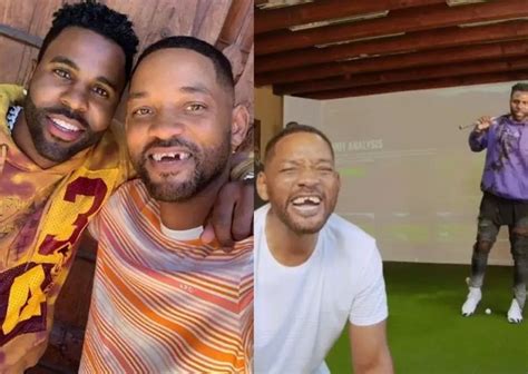 Will Smith Gets ‘teeth Knocked Out By Jason Derulo During Golf Lesson