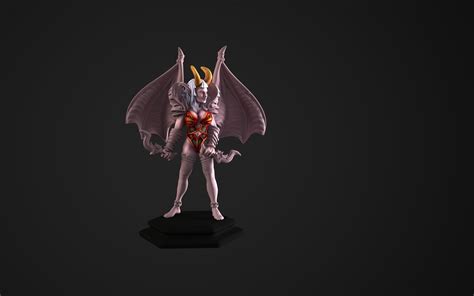 Pawn Succubus Rot 3 3d Print Model Cgtrader