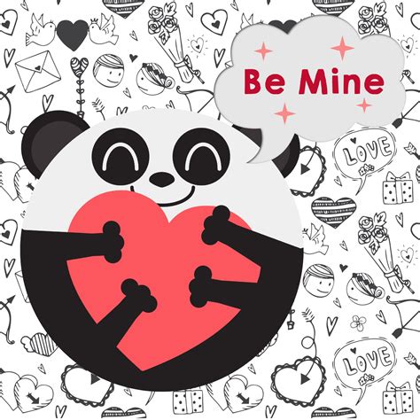 Panda Bear Valentine Free Stock Photo Public Domain Pictures
