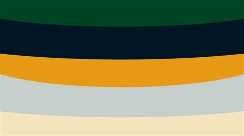 Green Yellow Black Gray Simple Clean Multicolored Curve Abstract