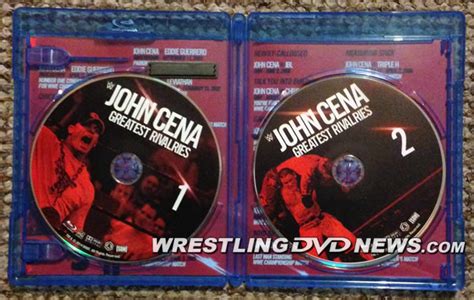 Exclusive Pre Release Pics Of WWE John Cena Greatest Rivalries Blu Ray Wrestling DVD Network