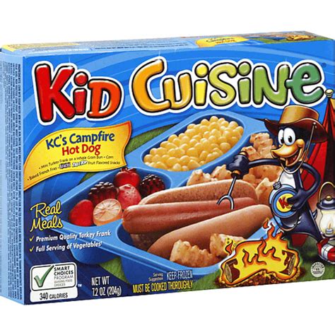 Kid Cuisine Kcs Campfire Hot Dog Frozen Dinner 72 Oz Box Meals