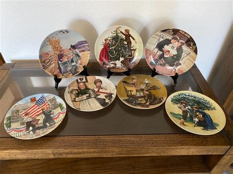 lot 14 knowles fine china collector plates limited editions 7 plates estate sales and