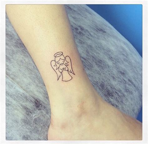 Pin By Lipsa Parida On Tattoos ️ Small Angel Tattoo Small Tattoos