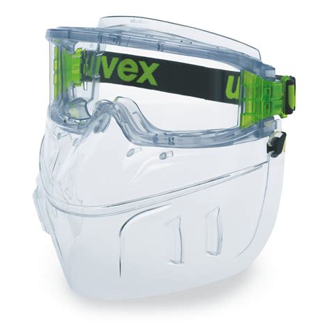 Uvex Ultravision Wide Vision Goggle With Face Protection Safety
