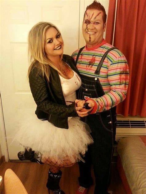 Couples Costumes Chucky And Chucky S Bride Halloween Costume Bride Of Chucky Costume Bride Of