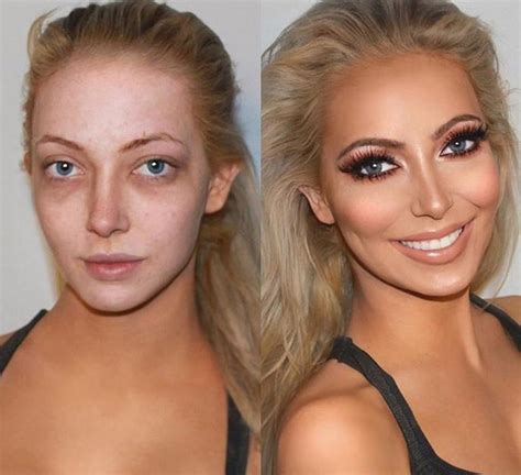 Before And After Photos Show Women With And Without Makeup Others
