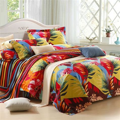 We love tropical themed bedding sets find tropical themed comforter and quilt sets with elements that include palm trees, surfboards, flip linen_specialist tropical bedding set queen palm leaf duvet cover set, soft. Tropical Leaf Pattern Full, Queen Size Bedding Sets | Full ...