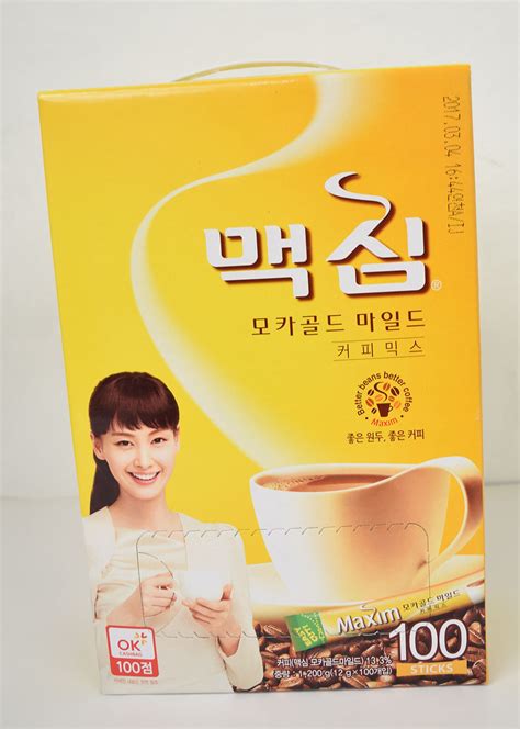 Maxim Mocha Gold Mild Coffee Mix Instant 100 500 Stick Instant Korean X