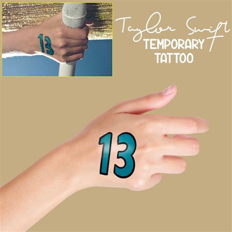 Temporary Tattoo Taylor Swifts Etsy