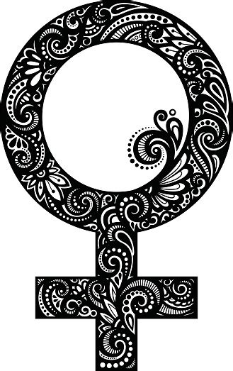 Vector Female Gender Symbol Stock Illustration Download