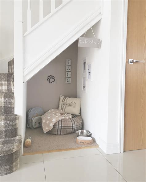 Under Stairs Dog House Under Stairs Nook House Stairs Dog Bed Stairs