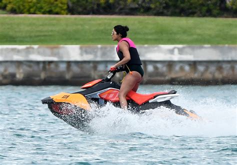 Priyanka Chopra Jet Skis In Black Bikini On Vacation With Nick Jonas