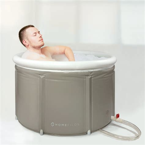 Portable Bathtub Large By Homefilos Japanese Soaking Bath Tub For S