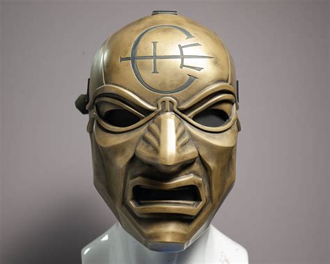 Dishonored Overseer Mask Cold Cast Brass Painted Resin Etsy Australia