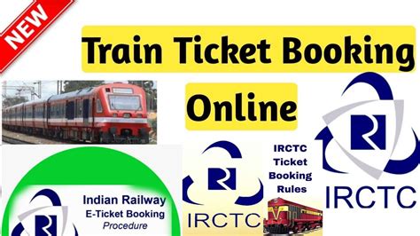irctc online train ticket booking how to book online train ticket youtube