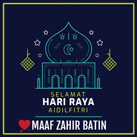 What does maaf zahir & batin means? SELAMAT HARI RAYA AIDILFITRI, MAAF ZAHIR DAN BATIN