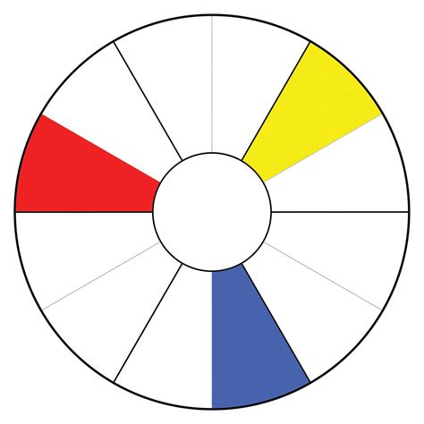 Color Wheel Template Printable