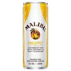 Malibu rum brings balance and sweetness to grapefruit. Malibu Coconut Rum & Pineapple Mixed Drink 25CL | Coconut rum, Mixed drinks, Malibu coconut