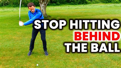 Stop Hitting The Ground Behind The Golf Ball And Strike Your Irons Like A